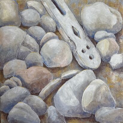 Fiume I - a Paint Artowrk by Lenka Nevrlá